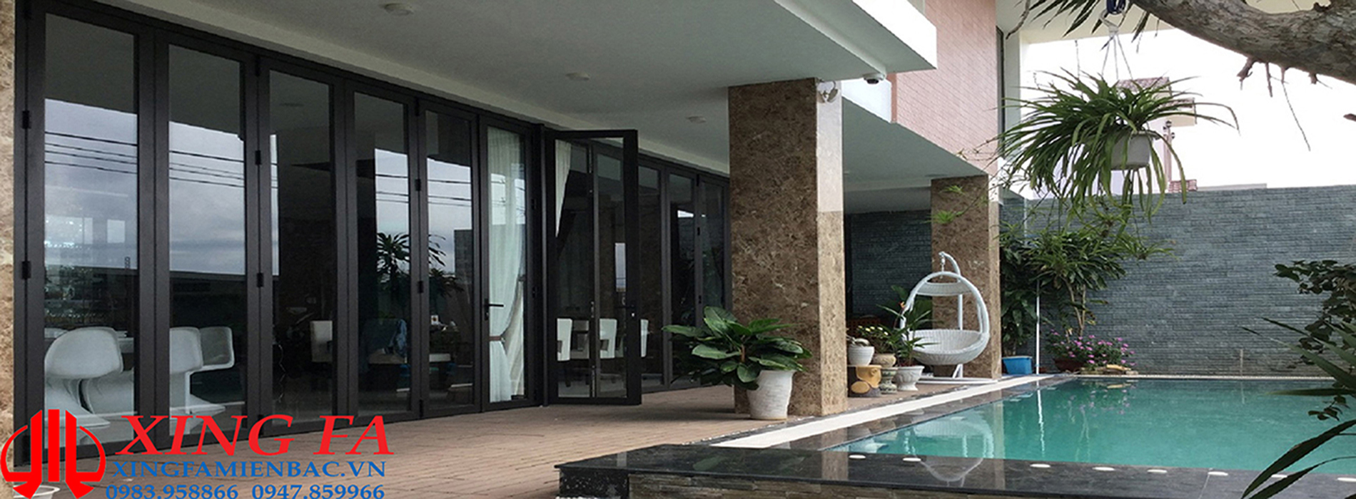 Cửa Xingfa trượt gấp