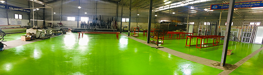 NHÀ MÁY SẢN XUẤT ĐƯỢC XÂY DỰNG